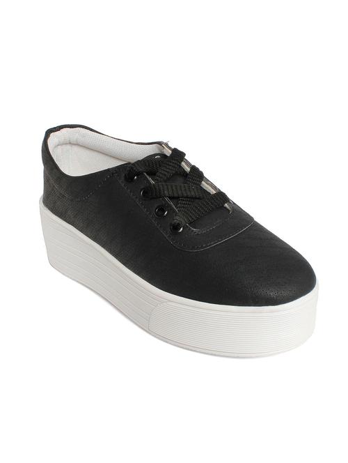 black pu sneakers - 13357437 - Very Small Image - 1