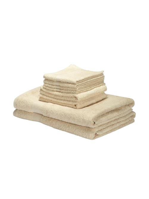 bianca 8 pc egyptian towel set 100% cotton (2 bath towel+ 2 hand towel + 4 face towel) - 13357780 - Very Small Image - 1