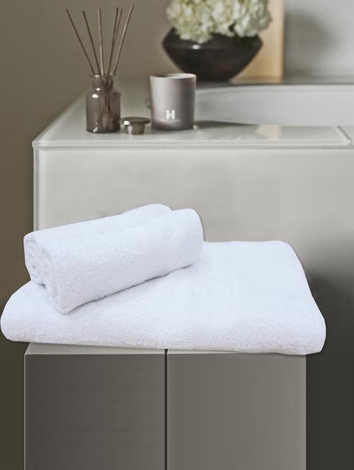 bianca 3 pc egyptian towel set 100% cotton (1 bath towel+ 2 hand towel) - 13357792 - Very Small Image - 1