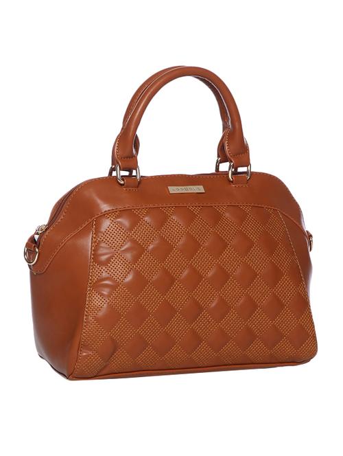 brown leatherette handbag - 13359368 - Very Small Image - 1