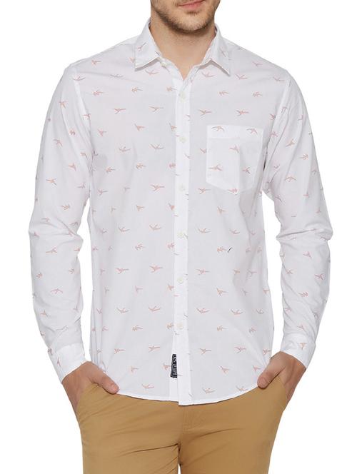 white cotton casual shirt - 13362319 - Very Small Image - 1