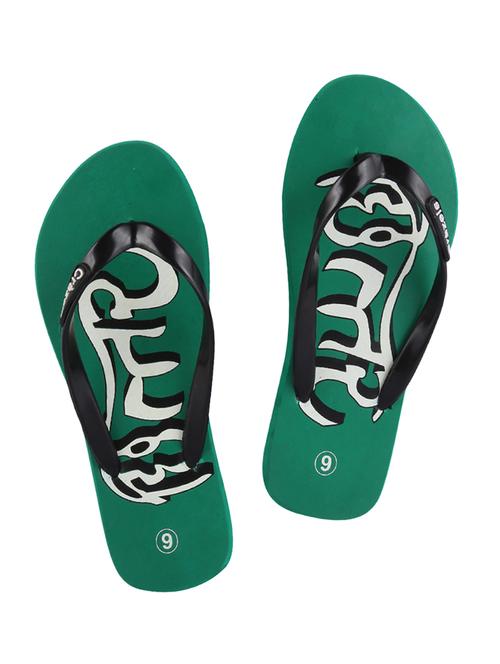 green rubber flip flops - 13363682 - Very Small Image - 1