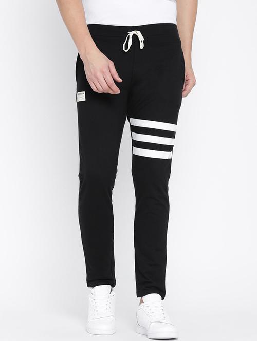 black cotton joggers track pant - 13364083 - Very Small Image - 1