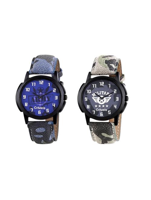crazeis analog wrist watches combo for boy's - 13371168 - Very Small Image - 1
