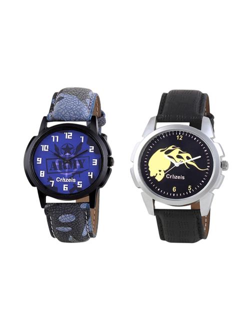crazeis analog wrist watches combo for boy's - 13371172 - Very Small Image - 1