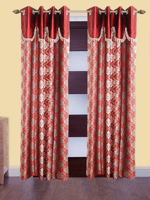 victory beautiful polyester eyelet door curtain - 13375193 - Very Small Image - 1