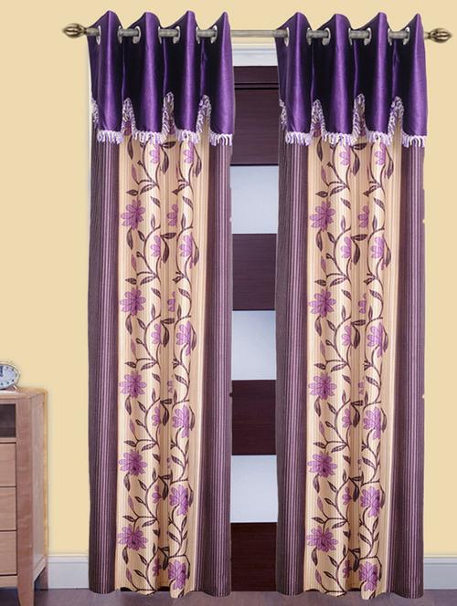 victory beautiful polyester eyelet door curtain - 13375204 - Very Small Image - 1