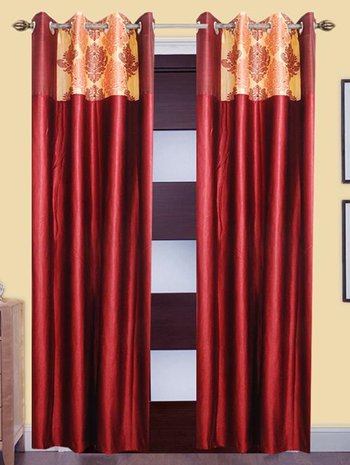 victory beautiful polyester eyelet door curtain - 13375219 - Very Small Image - 1
