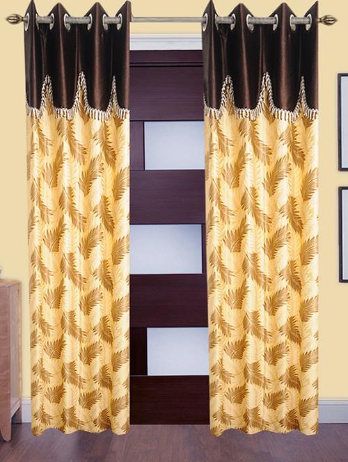victory beautiful polyester eyelet door curtain - 13375234 - Very Small Image - 1