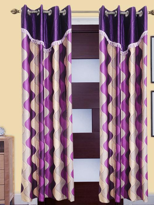 victory beautiful polyester eyelet door curtain - 13375270 - Very Small Image - 1