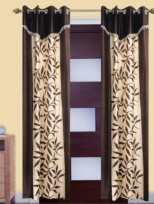 victory beautiful polyester eyelet door curtain - 13375280 - Very Small Image - 1