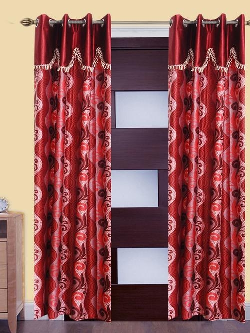 victory beautiful polyester eyelet door curtain - 13375288 - Very Small Image - 1
