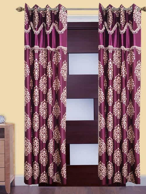victory beautiful polyester eyelet door curtain - 13375326 - Very Small Image - 1