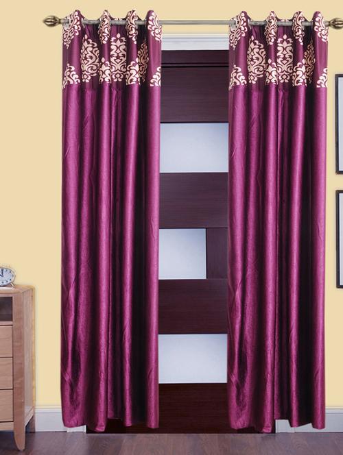 victory beautiful polyester eyelet door curtain - 13375329 - Very Small Image - 1