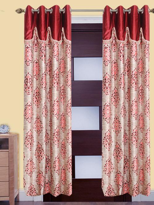victory beautiful polyester eyelet door curtain - 13375338 - Very Small Image - 1