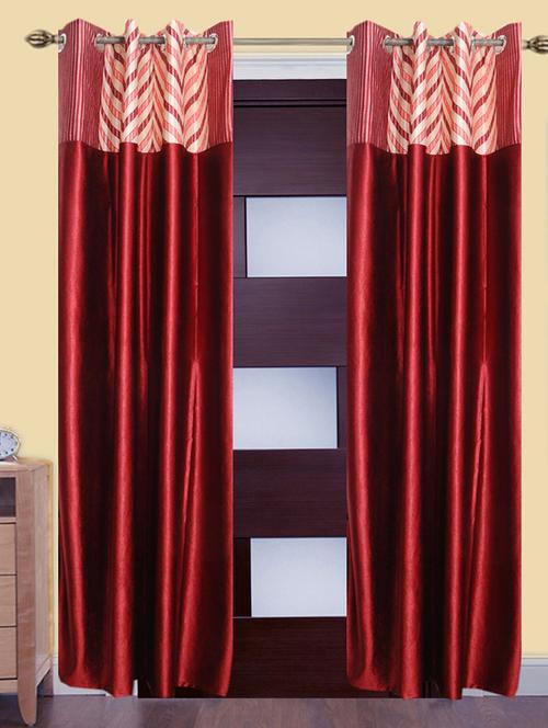 victory beautiful polyester eyelet door curtain - 13375345 - Very Small Image - 1