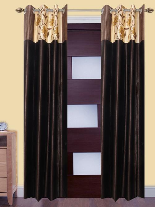 victory beautiful polyester eyelet door curtain - 13375377 - Very Small Image - 1