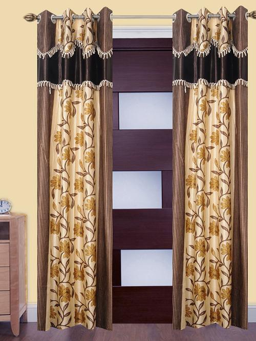 victory beautiful polyester eyelet door curtain - 13375378 - Very Small Image - 1