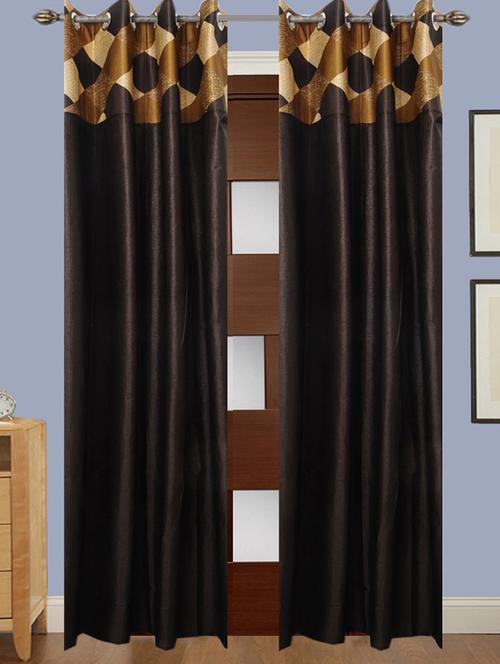 victory beautiful polyester eyelet door curtain - 13375398 - Very Small Image - 1