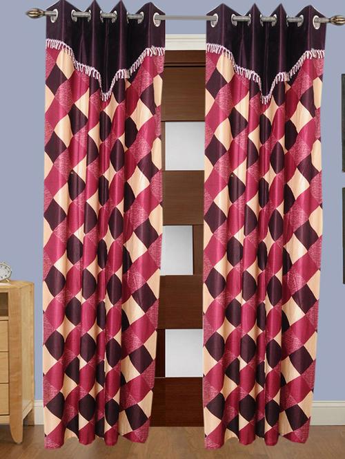 victory beautiful polyester eyelet door curtain - 13375419 - Very Small Image - 1