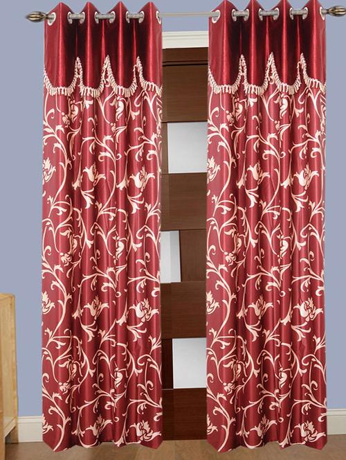 victory beautiful polyester eyelet door curtain - 13375421 - Very Small Image - 1