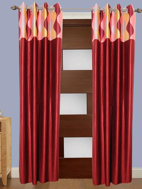 victory beautiful polyester eyelet door curtain - 13375424 - Very Small Image - 1