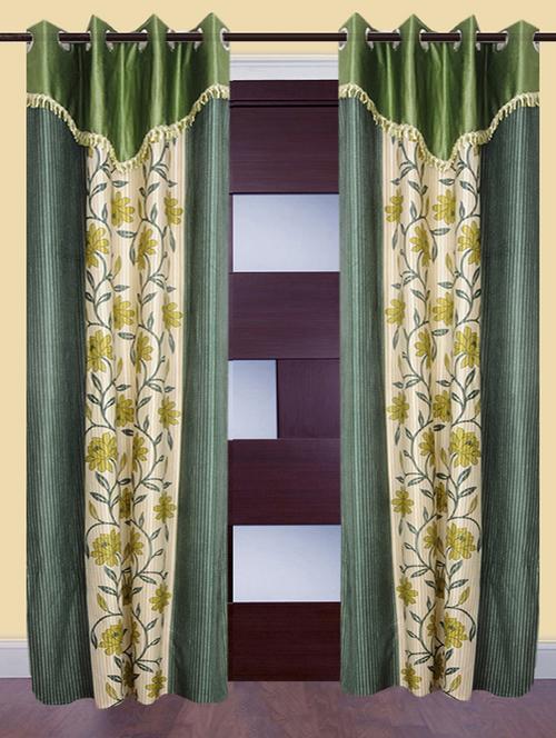 victory beautiful polyester eyelet door curtain - 13375444 - Very Small Image - 1
