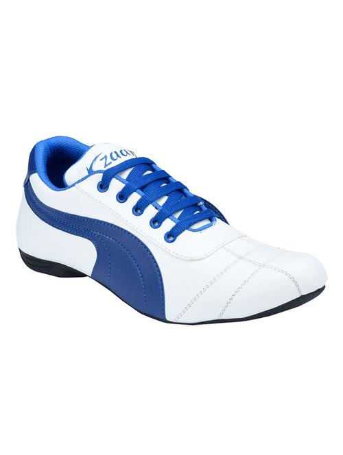 white leatherette lace up shoe - 13377325 - Very Small Image - 1