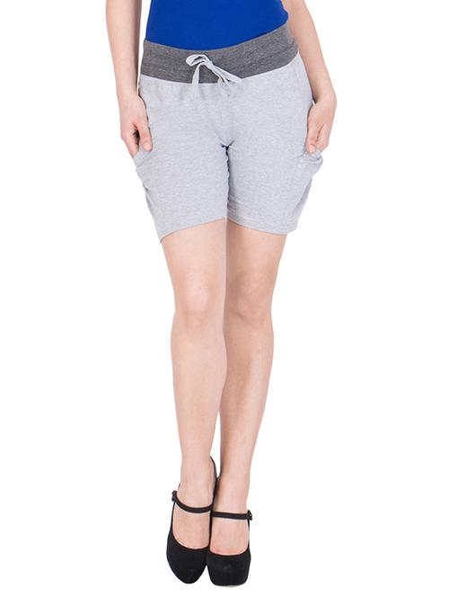 grey cotton short - 13379257 - Very Small Image - 1