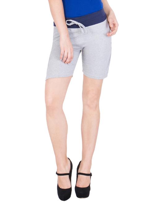 grey cotton short - 13379258 - Very Small Image - 1