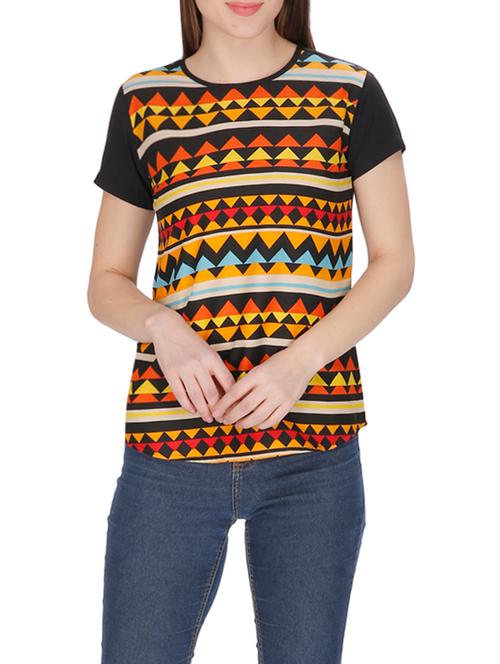 yellow printed regular top - 13383344 - Very Small Image - 1