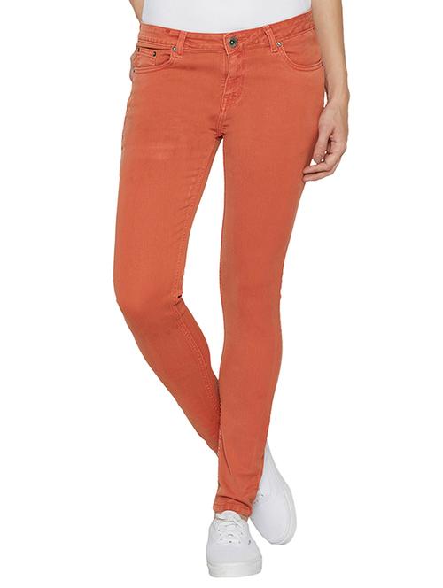 orange cotton jeans - 13385096 - Very Small Image - 1