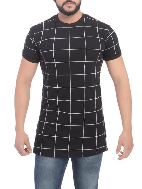 black cotton t-shirt - 13385309 - Very Small Image - 1