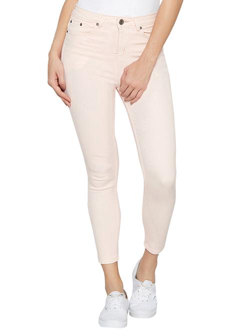 light pink cotton jeans - 13385392 - Very Small Image - 1