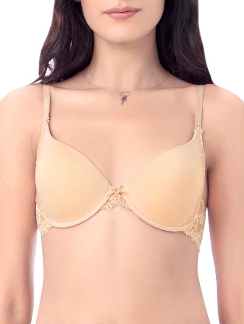 lace detail t-shirt bra - 13385717 - Very Small Image - 1
