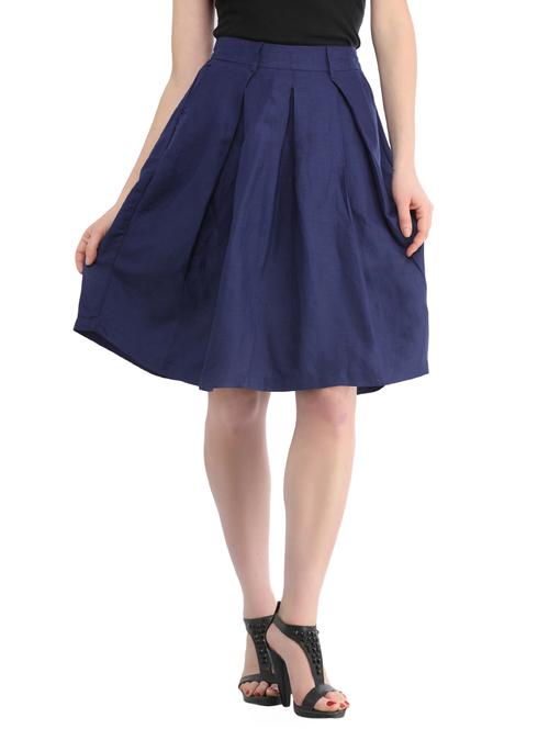 blue cotton skirts - 13386455 - Very Small Image - 1
