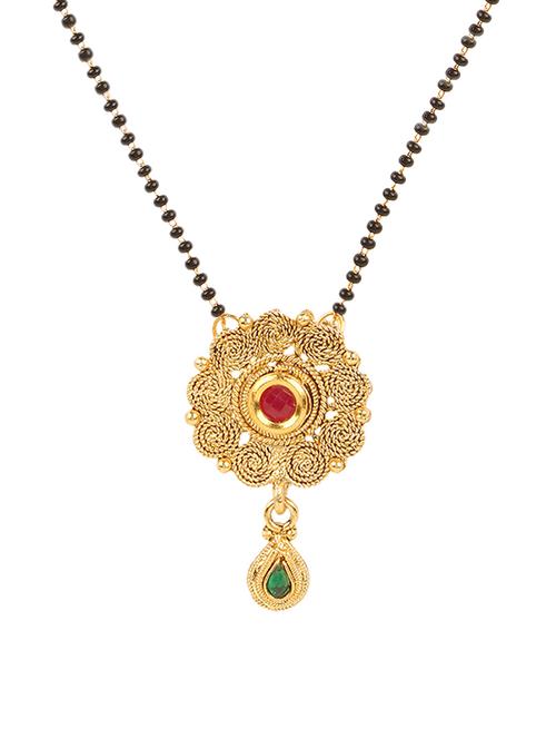 multi colored gold plated pendant - 13387443 - Very Small Image - 1