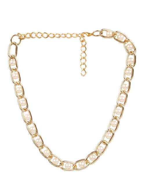 white gold plated long necklace - 13387614 - Very Small Image - 1