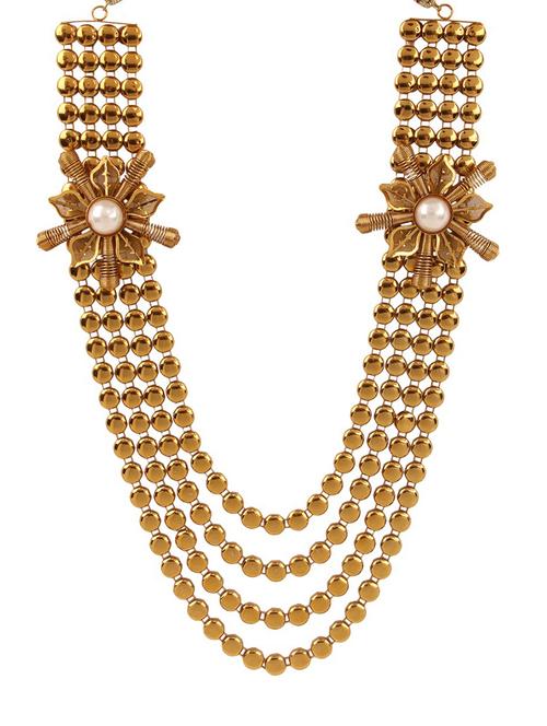 gold plated long necklace - 13387621 - Very Small Image - 1