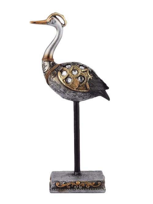 the exclusive deco metallic polystone bird statue - 13390080 - Very Small Image - 1