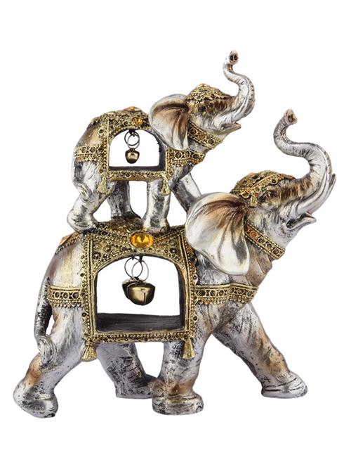 the exclusive deco metallic polystone elephant statue - 13390083 - Very Small Image - 1