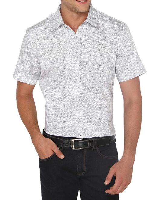 grey cotton formal shirt - 13390554 - Very Small Image - 1