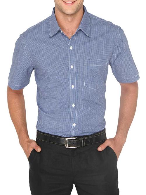 light blue cotton formal shirt - 13390558 - Very Small Image - 1