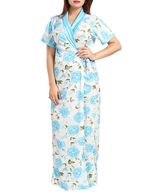 light blue satin gowns - 13390849 - Very Small Image - 1