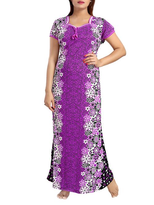 purple satin nighty - 13390858 - Very Small Image - 1