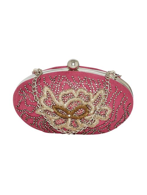 pink canvas clutch - 13393208 - Very Small Image - 1