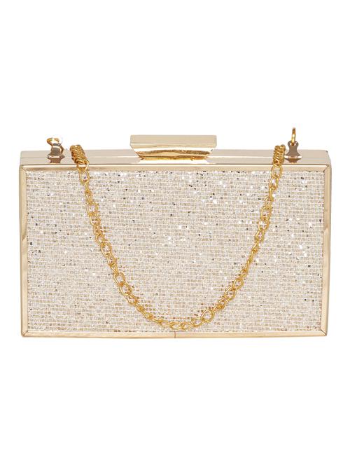 silver canvas clutch - 13393209 - Very Small Image - 1