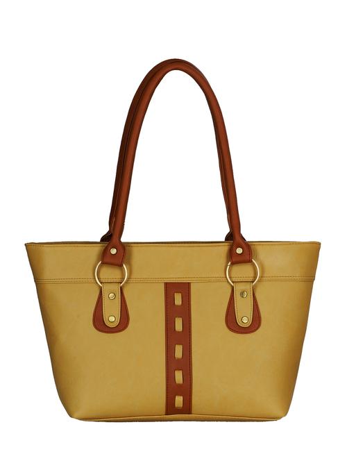 beige leatherette handbag - 13394272 - Very Small Image - 1