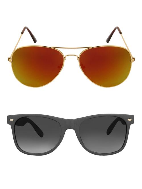 zyaden combo of two sunglasses wayfarer & aviator - 13396724 - Very Small Image - 1