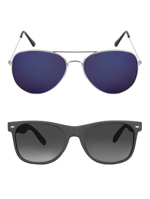 zyaden combo of two sunglasses wayfarer & aviator - 13396725 - Very Small Image - 1
